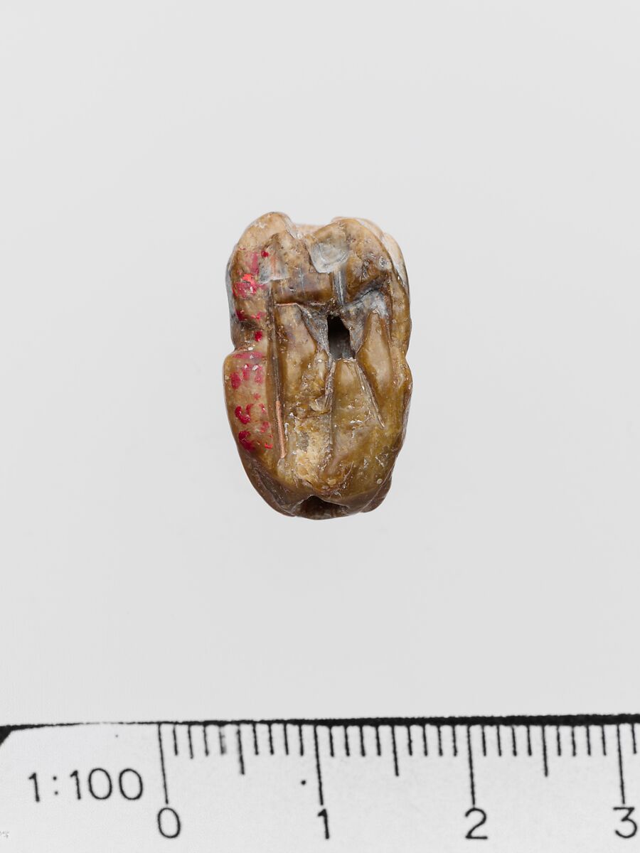 Steatite triangular prism, Serpentine, Minoan