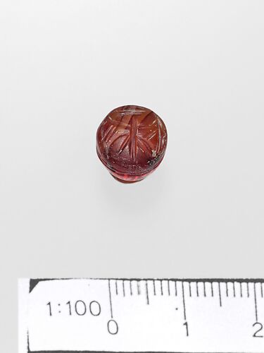 Carnelian bell-shaped stamp seal