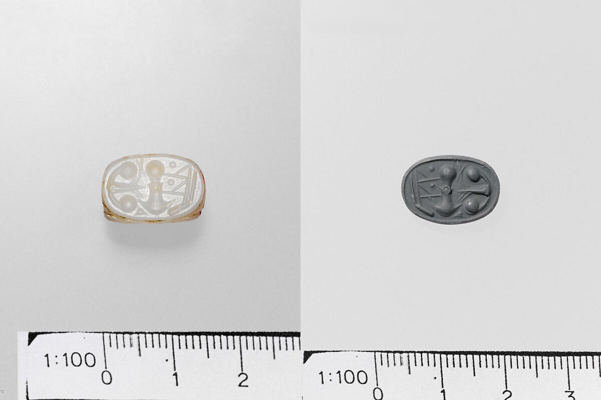 Agate triangular prism, Agate, Minoan