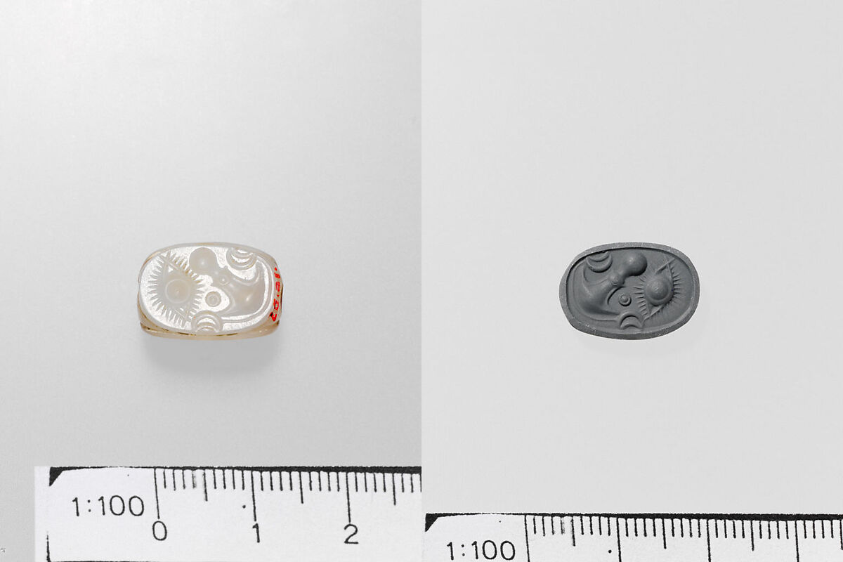 Agate triangular prism, Agate, Minoan