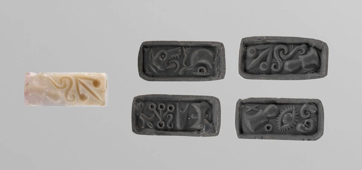 Burnt Chalcedony Rectangular Prism, Chalcedony, burnt, Minoan