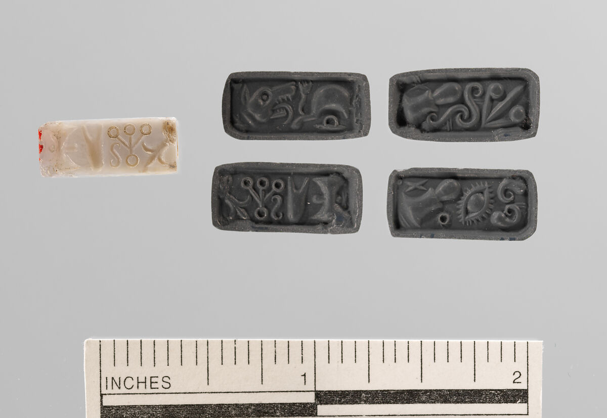 Burnt Chalcedony Rectangular Prism, Chalcedony, burnt, Minoan