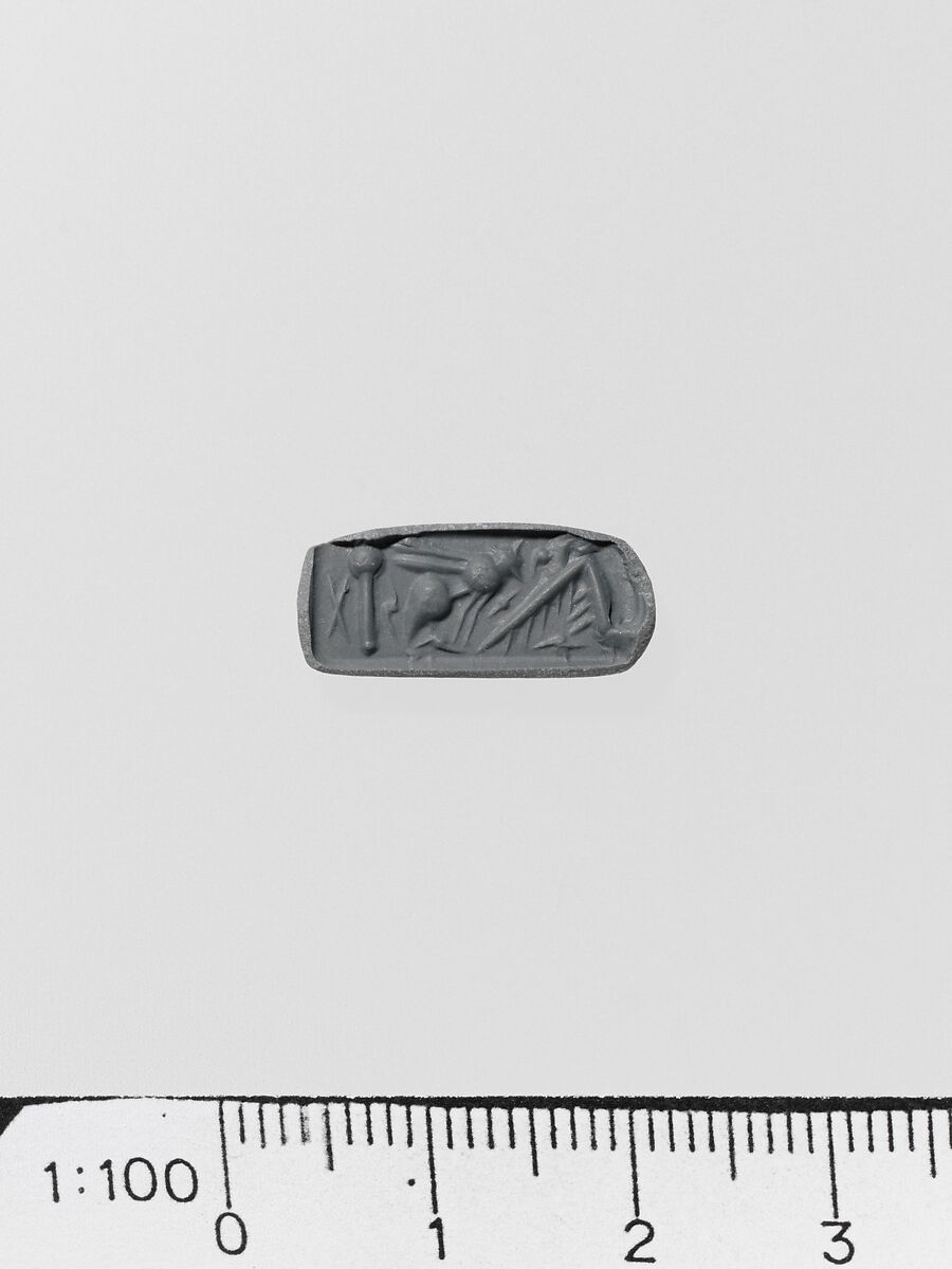 Chalcedony rectangular prism, Chalcedony, Minoan