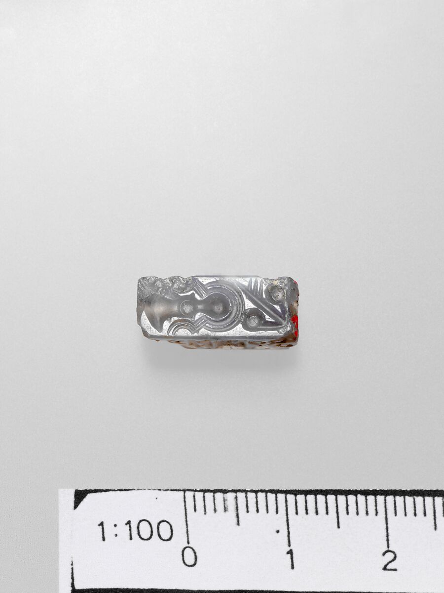 Chalcedony rectangular prism, Chalcedony, Minoan