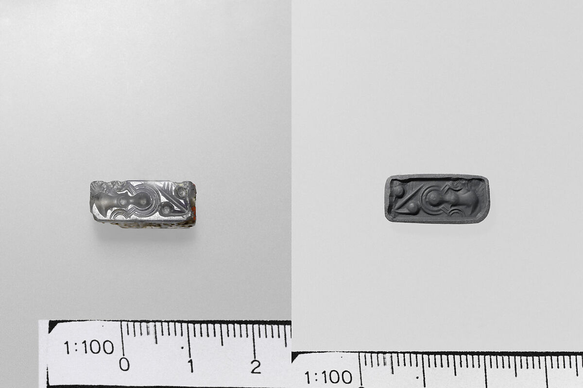 Chalcedony rectangular prism, Chalcedony, Minoan