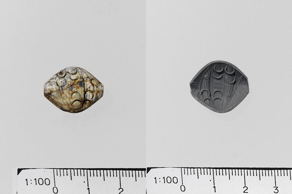 Agate amygdaloid seal, Agate, Minoan