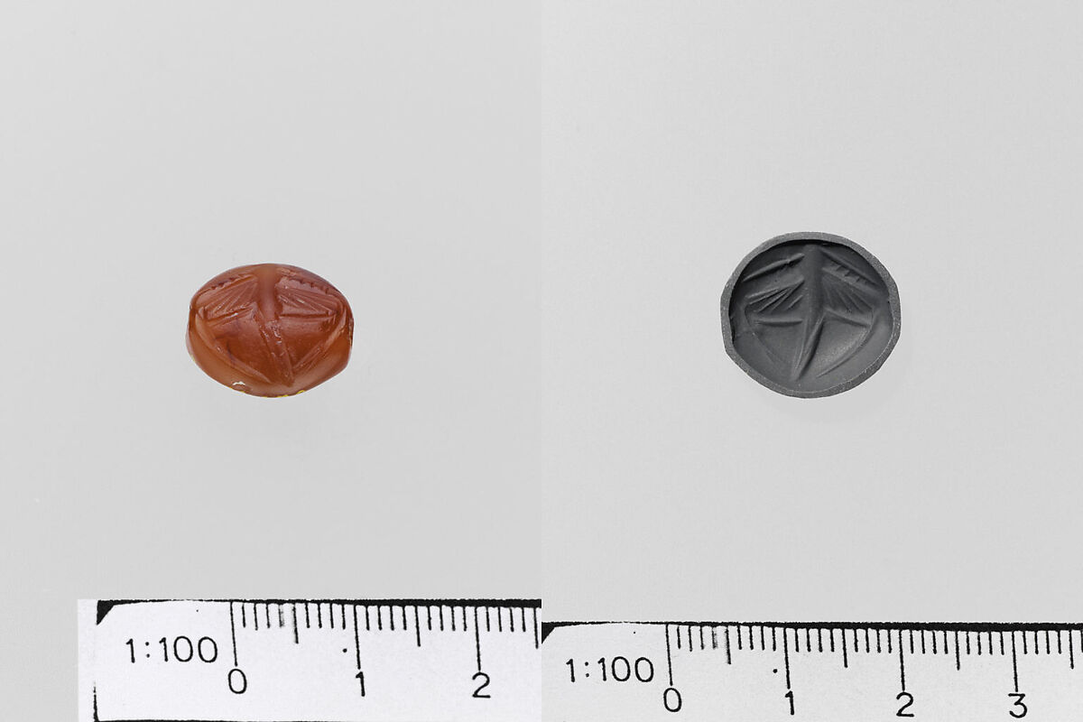 Carnelian amygdaloid seal, Carnelian, Minoan