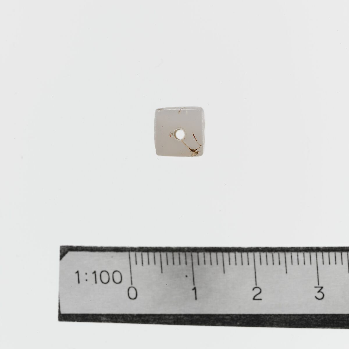 Sapphirine chalcedony rectangular prism, Chalcedony, Minoan