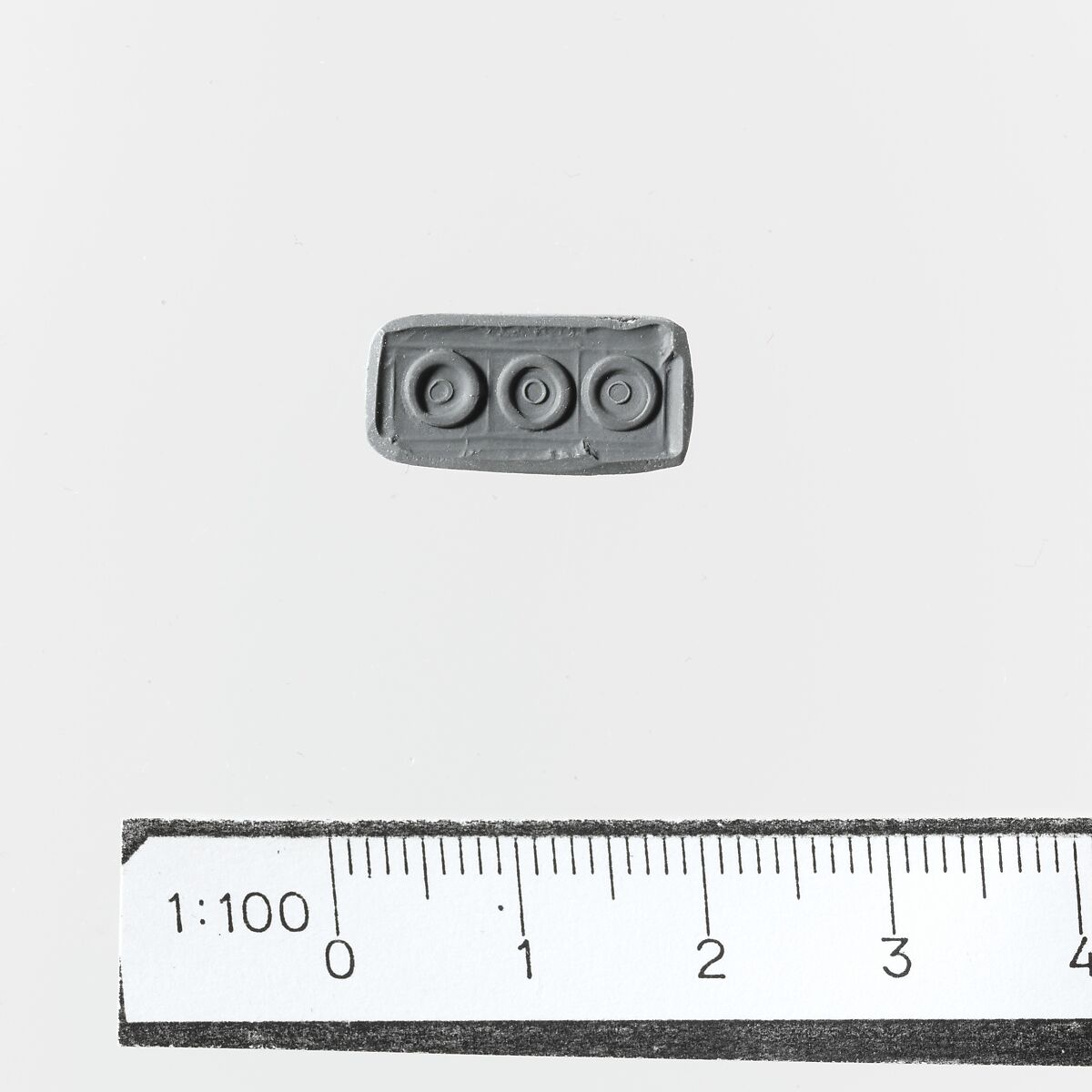 Sapphirine chalcedony rectangular prism, Chalcedony, Minoan