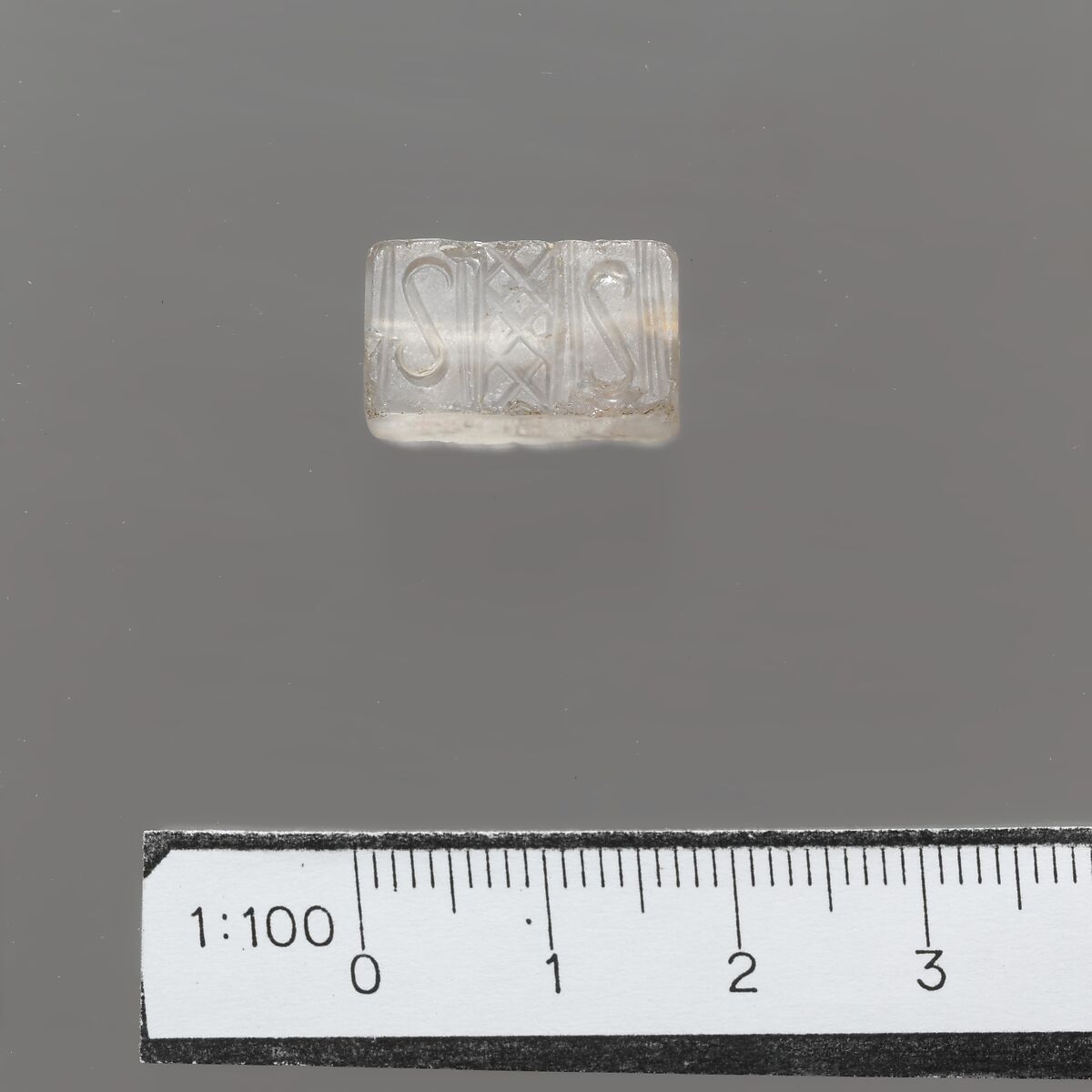 Rock crystal rectangular prism, Rock crystal, Minoan 