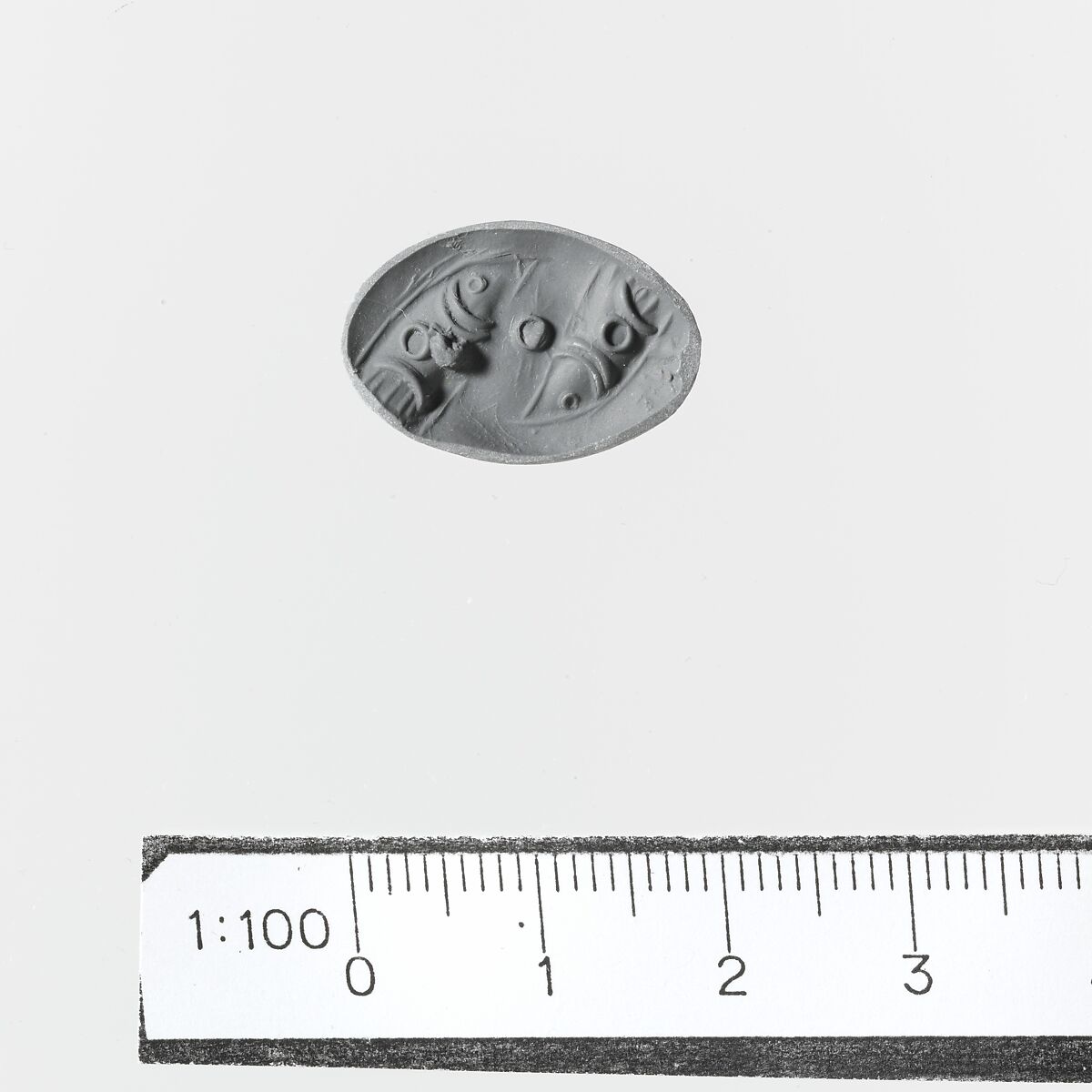 Chalcedony amygdaloid seal, Chalcedony, Minoan