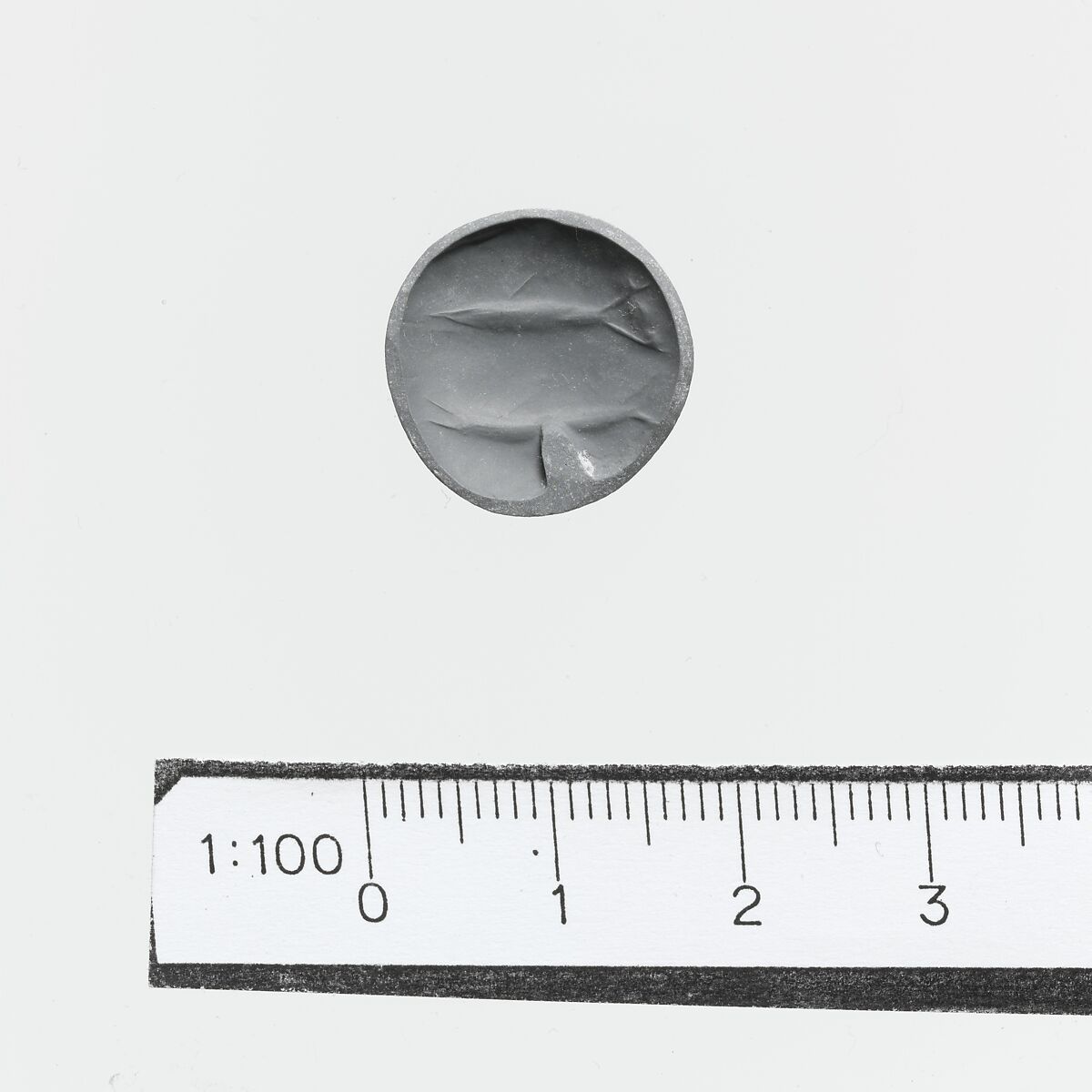 Seal, Jasper, black, Minoan, Crete