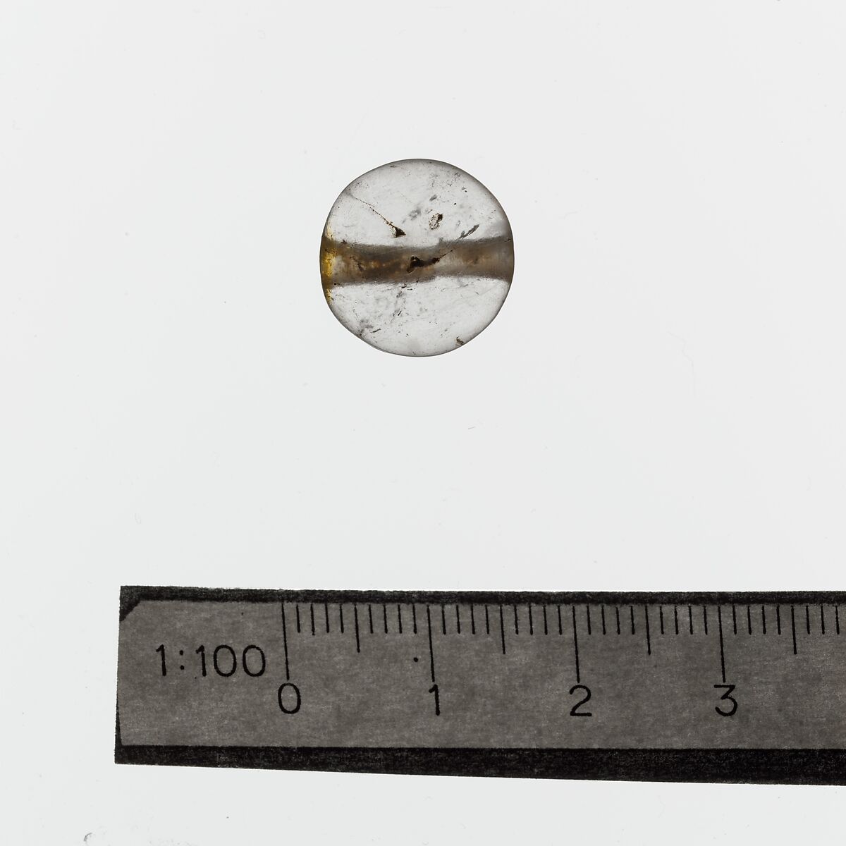 Bead, Rock crystal, Minoan, Crete 