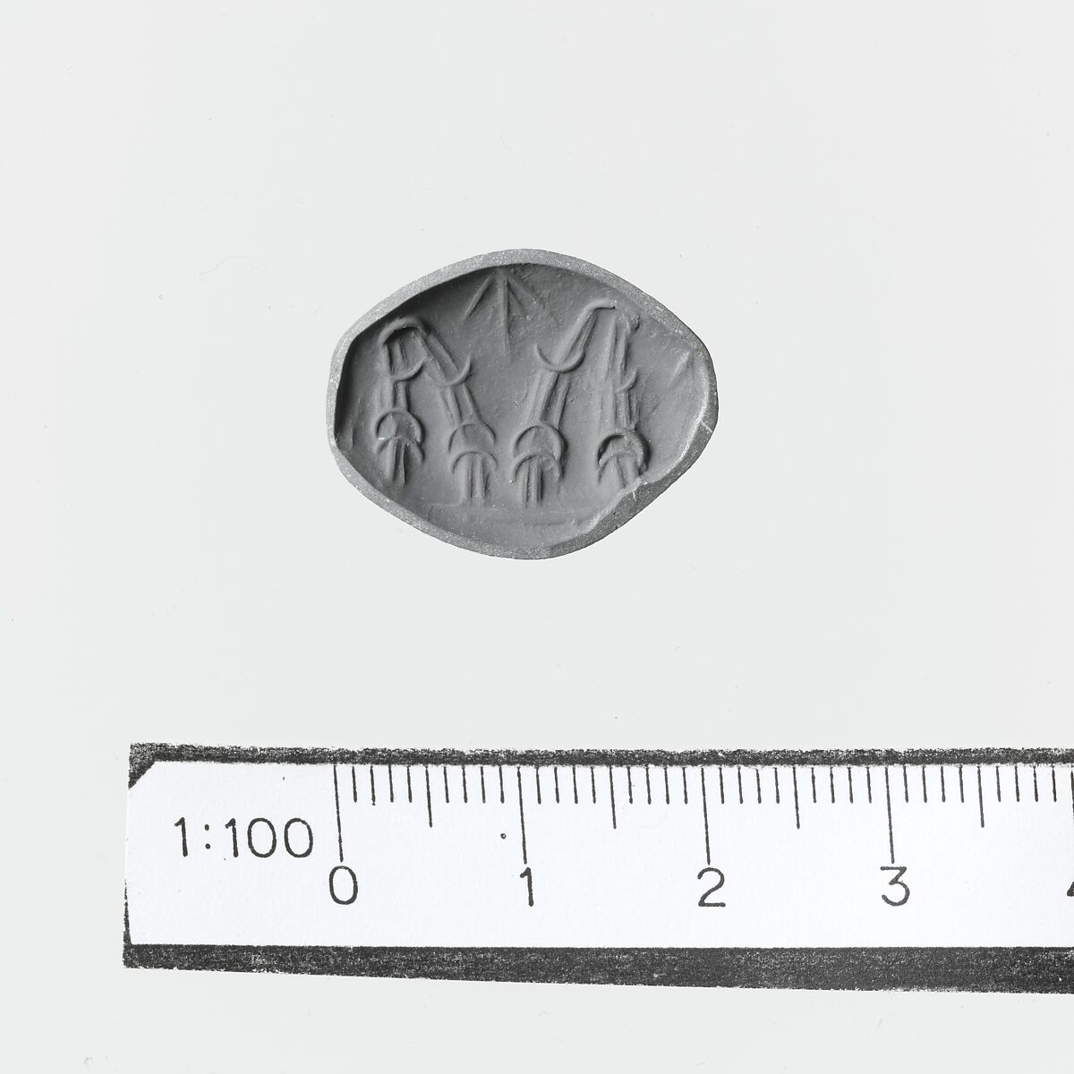 Jasper amygdaloid seal, Jasper, Minoan