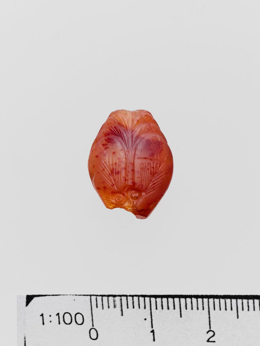 Carnelian amygdaloid seal, Carnelian, Minoan 