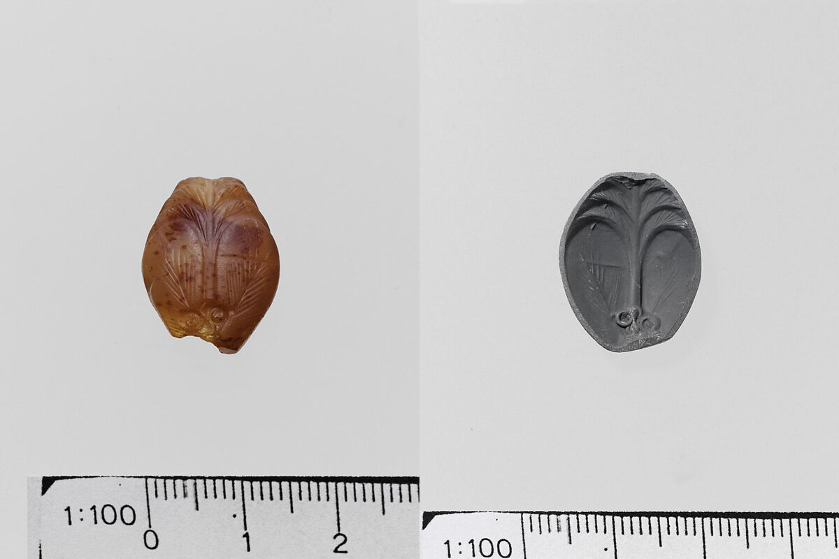 Carnelian amygdaloid seal, Carnelian, Minoan