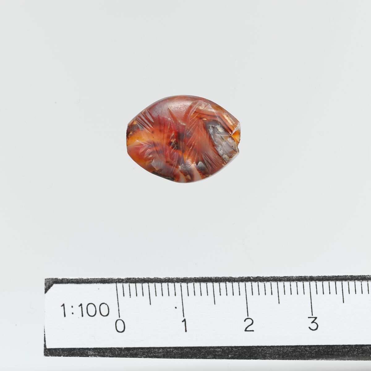 Seal, Carnelian agate, Minoan, Crete 