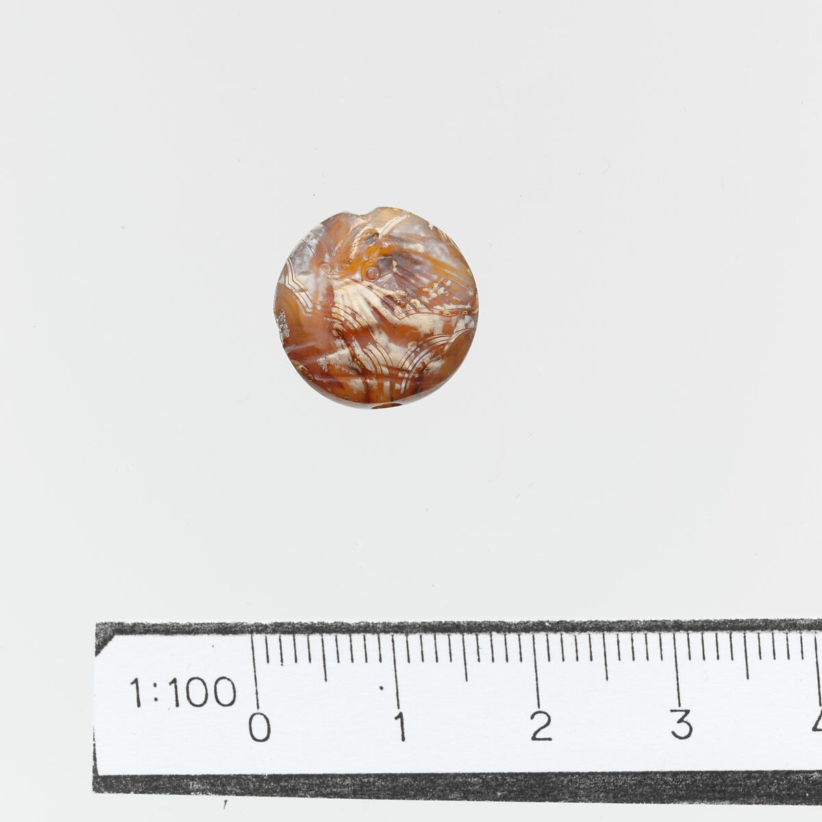 Sardonyx lentoid seal, Sardonyx, Minoan 