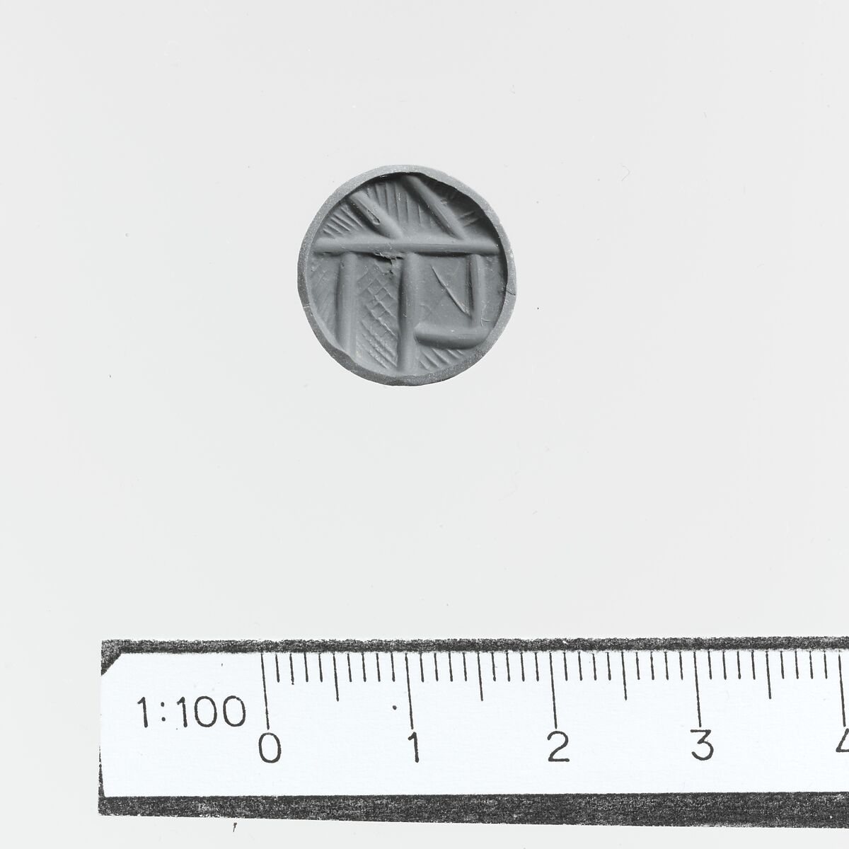 Seal, discoid, Jasper, Minoan, Crete