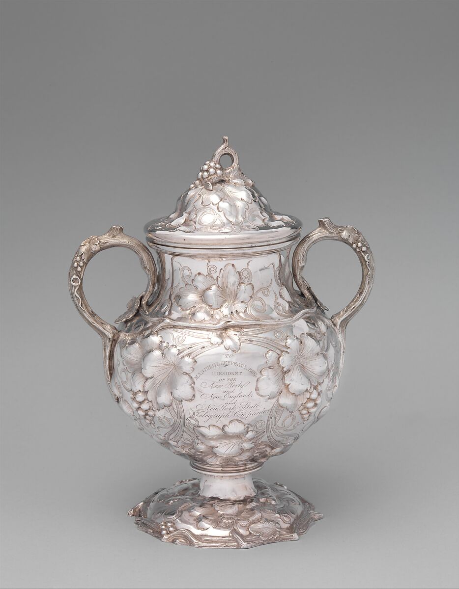 Sugar Bowl, John C. Moore (ca. 1802–1874), Silver, American 