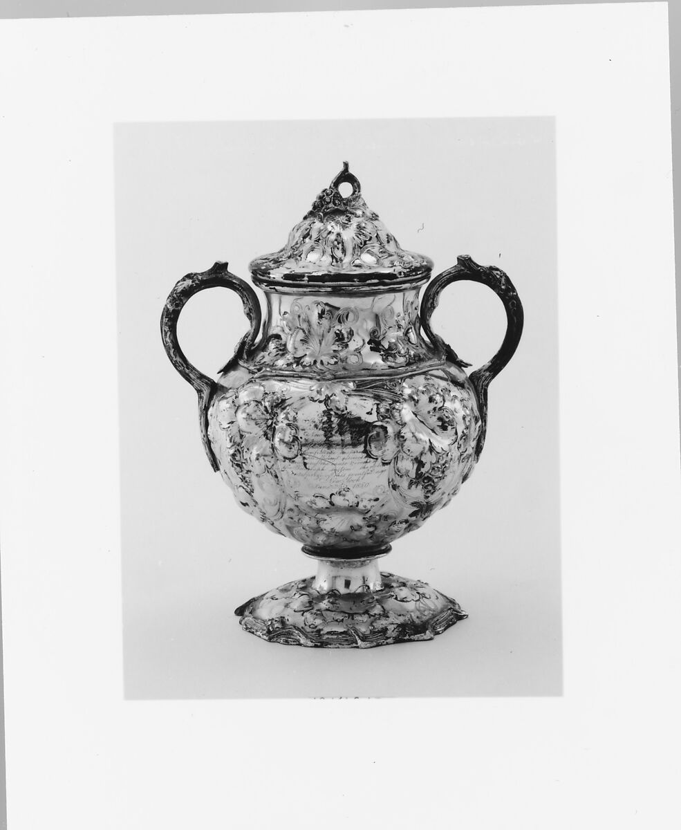 Sugar Bowl, John C. Moore (ca. 1802–1874), Silver, American
