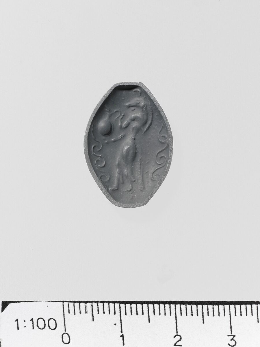 Haematite amygdaloid seal, Haematite, Minoan