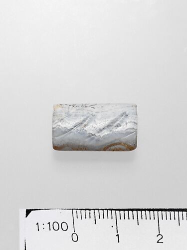 Agate flattened cylinder seal