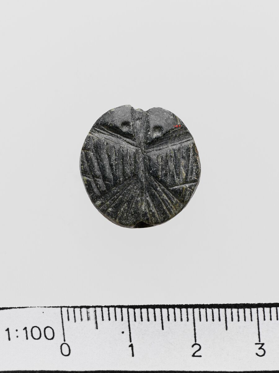 Steatite lentoid seal, Steatite, Minoan 