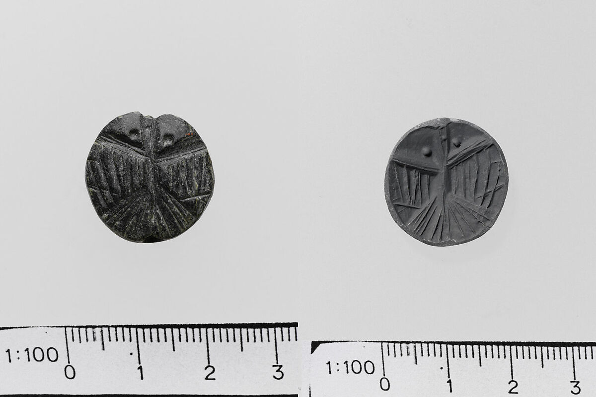 Steatite lentoid seal, Steatite, Minoan