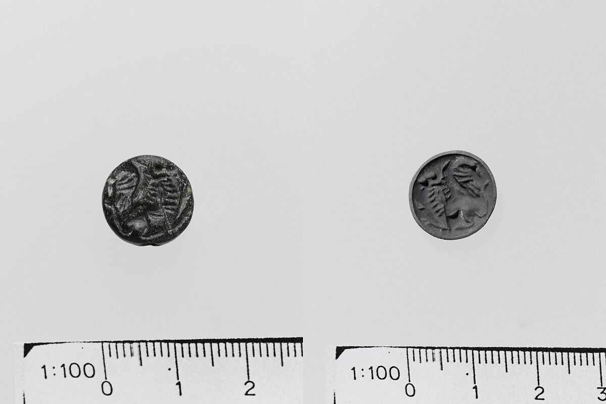 Steatite lentoid seal, Steatite, Minoan