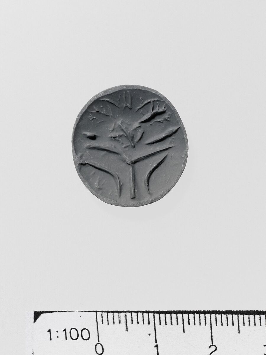 Steatite lentoid seal, Steatite, Mycenaean