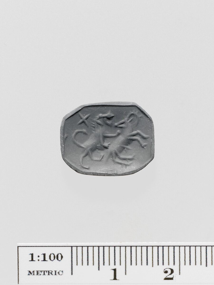 Chalcedony eight-sided cone, Chalcedony, Greek