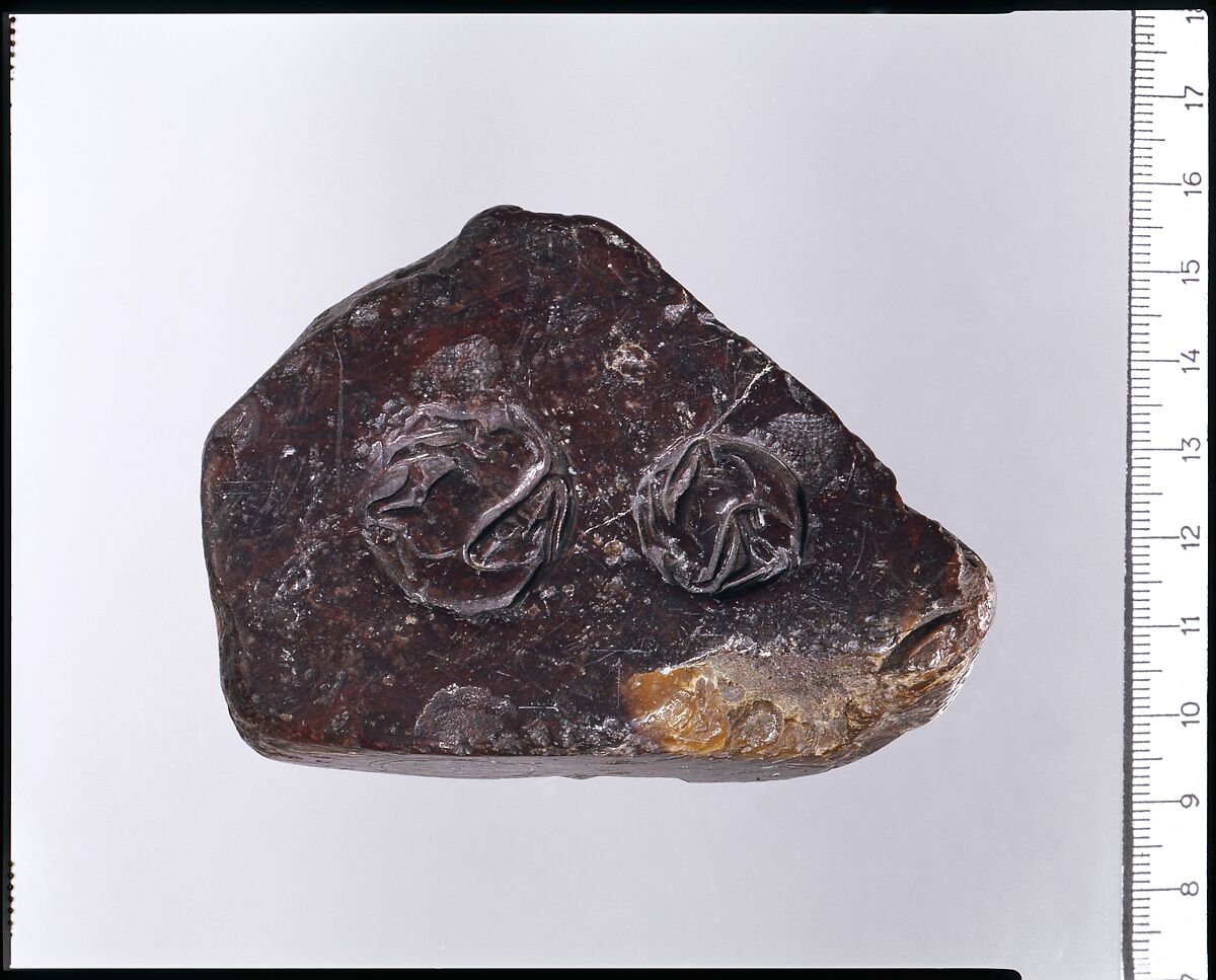 Steatite block with intaglio motifs, Steatite, Minoan