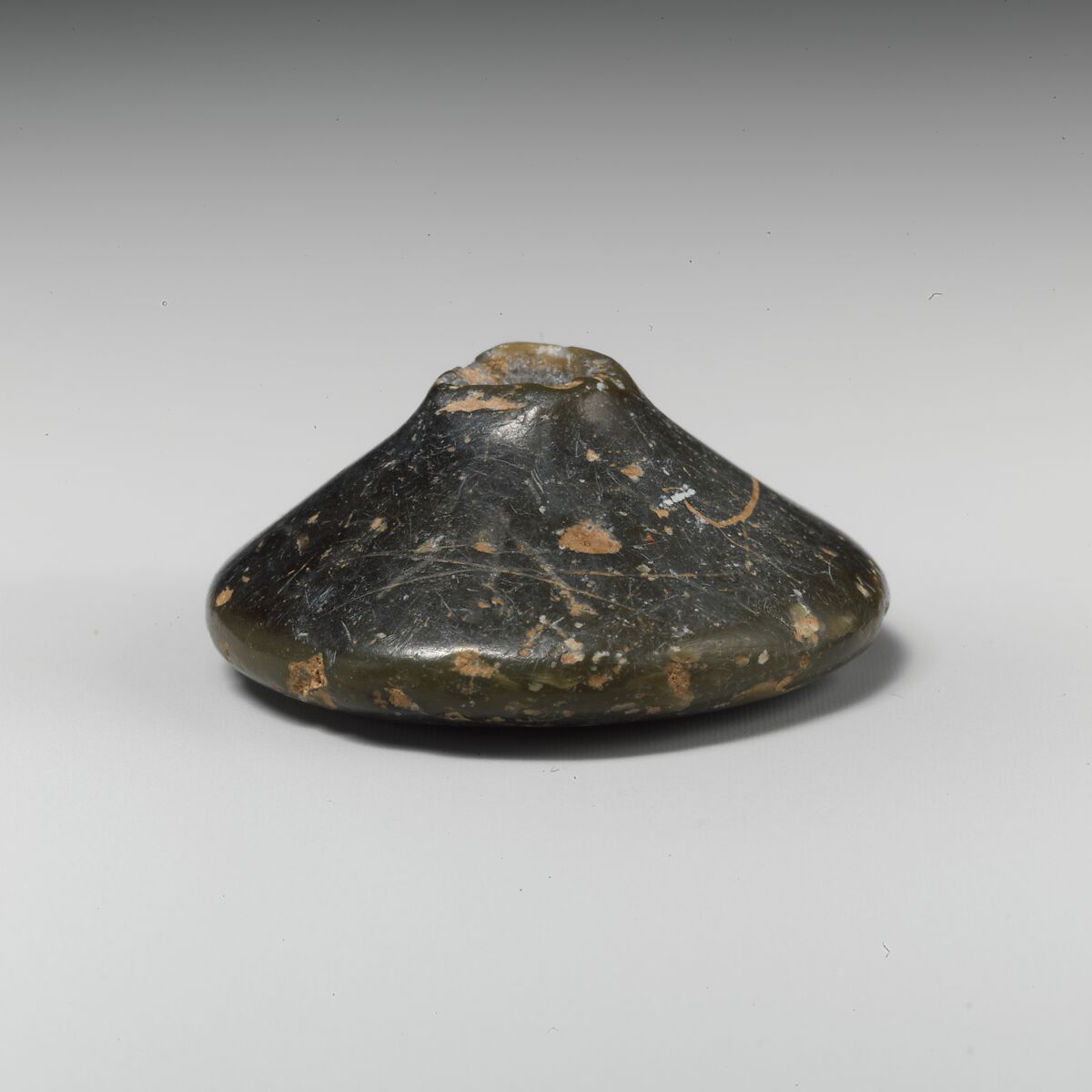 Stone spindle whorl, Stone, Minoan 