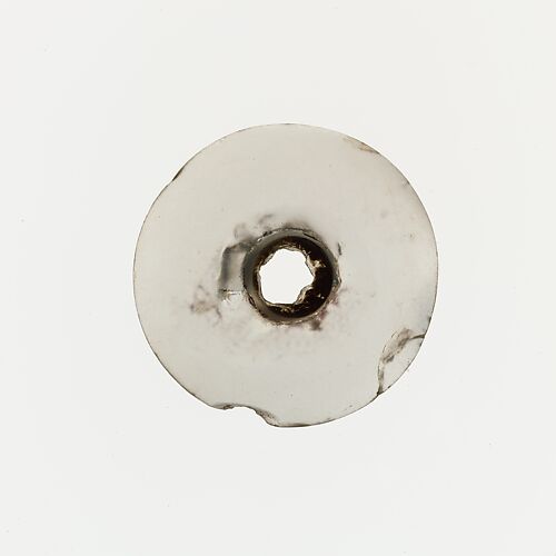 Rock crystal spindle whorl