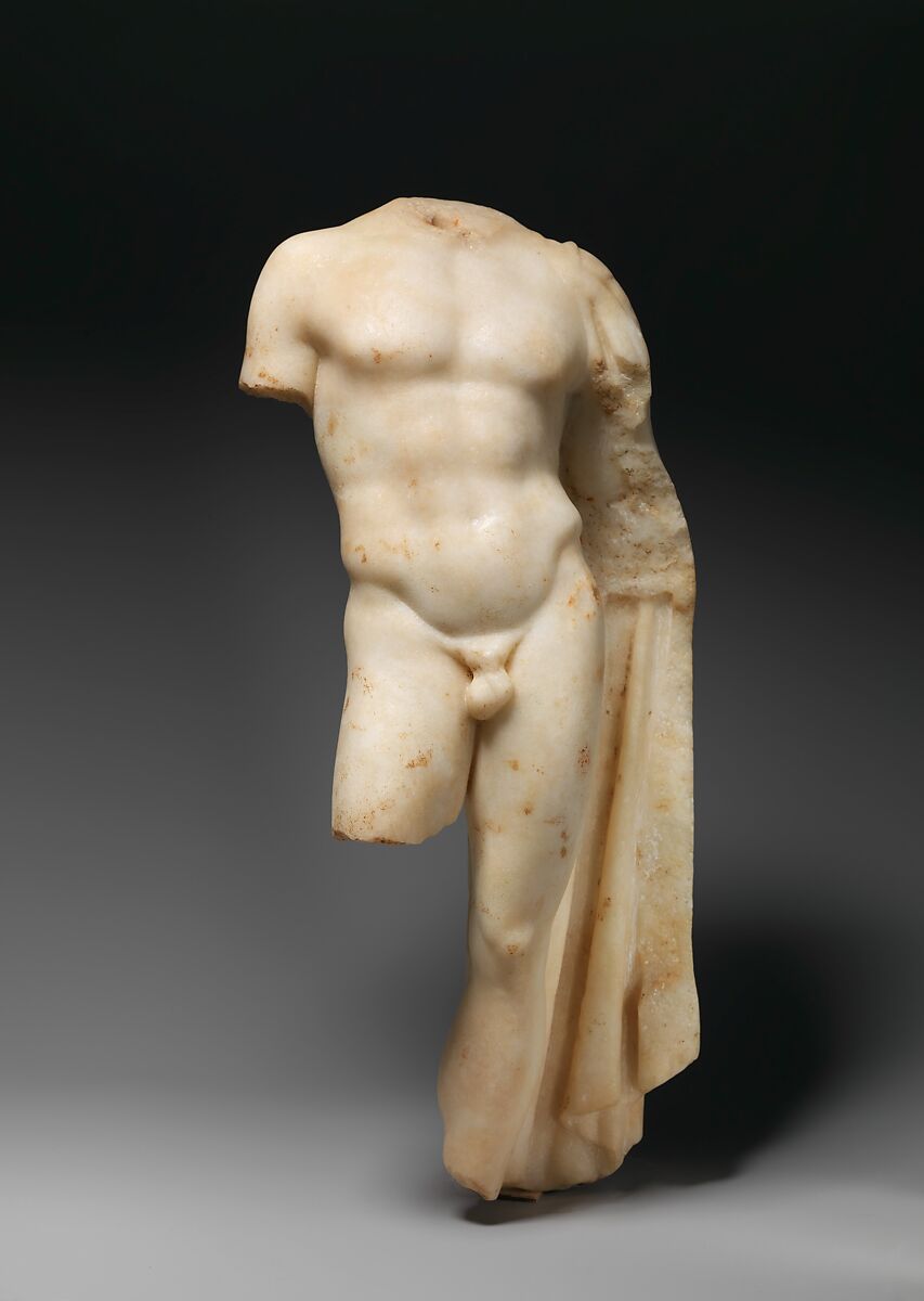 Marble statue of a youth, Marble, Greek or Roman 