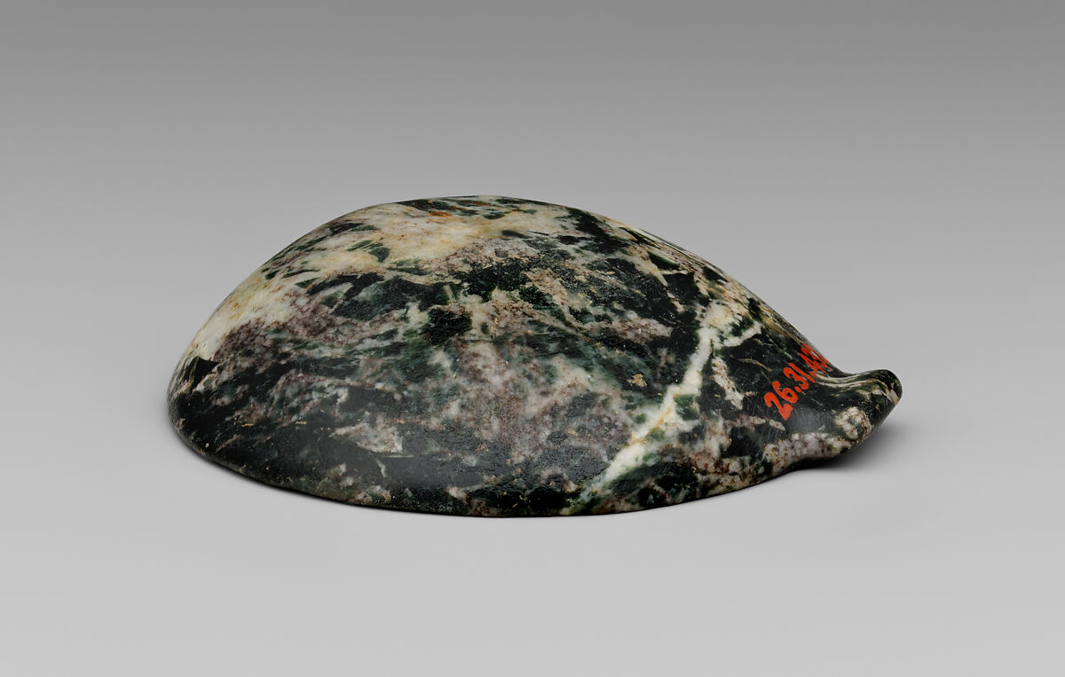 Marble spouted dish, Marble, Minoan