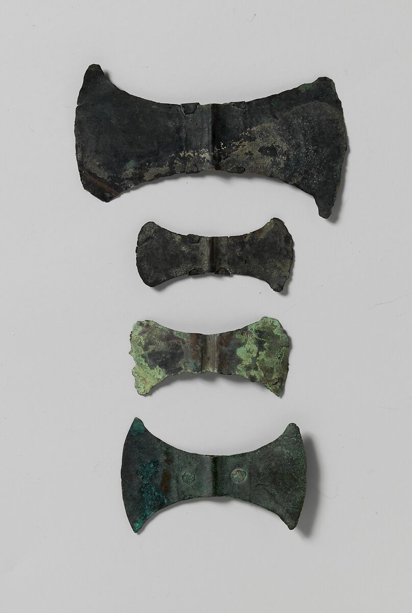 Bronze double-ax head, Bronze, Minoan 