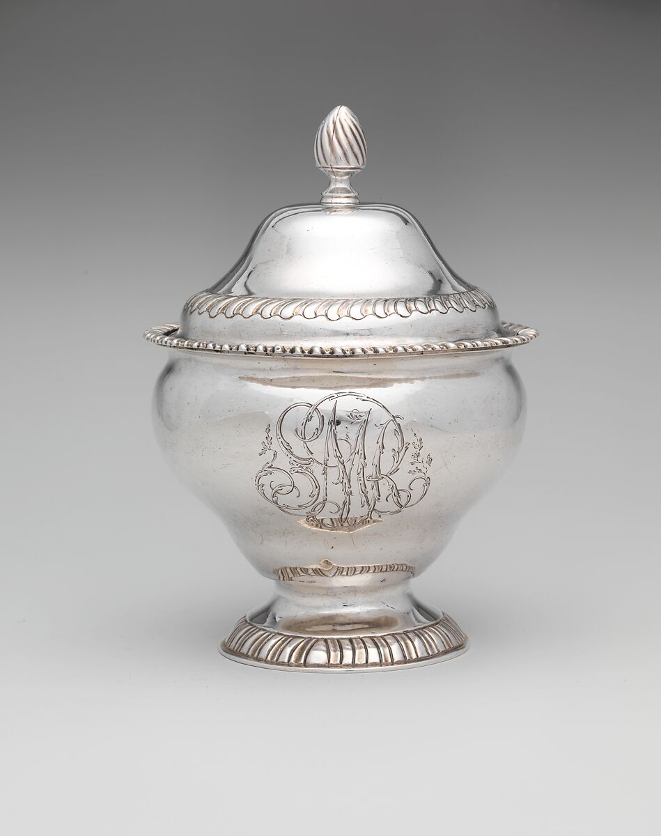 Sugar Bowl, Thomas Shields (1742–1819), Silver, American 