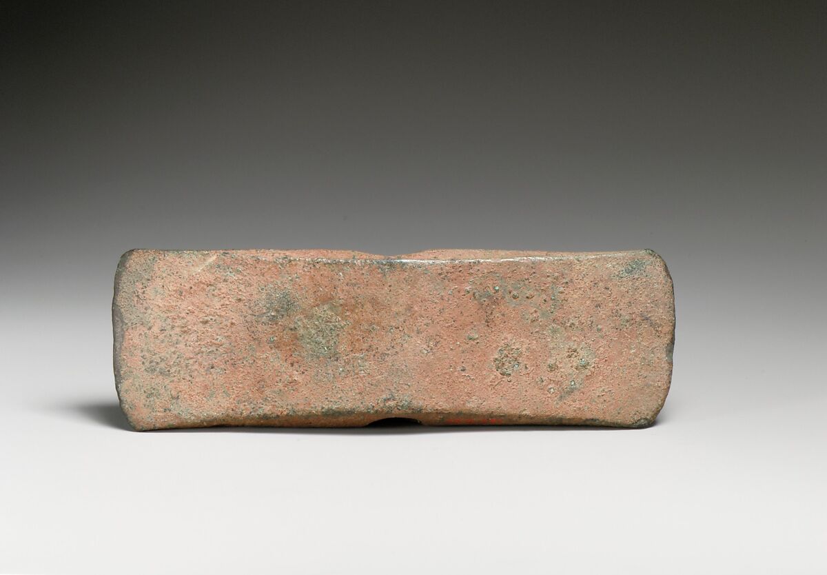 Bronze double axe, Bronze, Minoan 