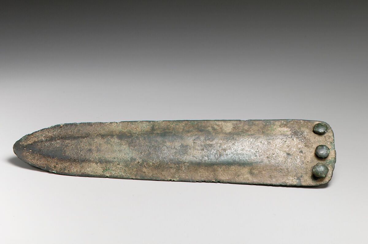 Bronze dagger, Bronze, Minoan 
