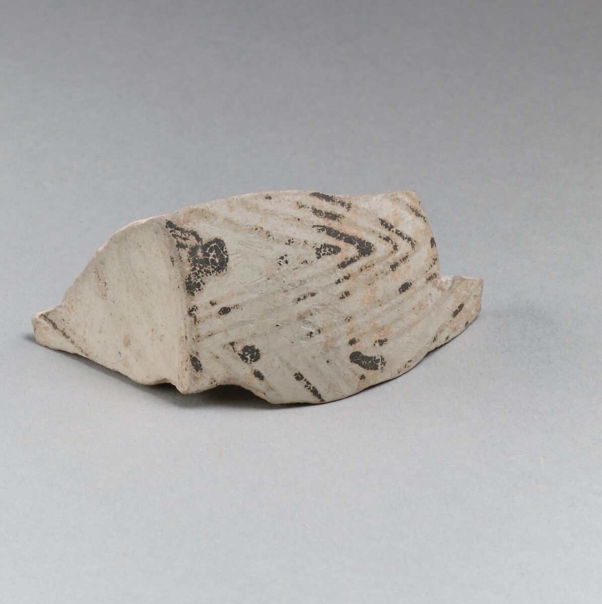 Vase fragment, Terracotta, Minoan 