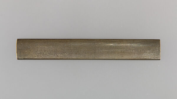 Knife Handle (Kozuka), Gotō Korai (Japanese), Copper-silver alloy (shibuichi), gold, silver, Japanese