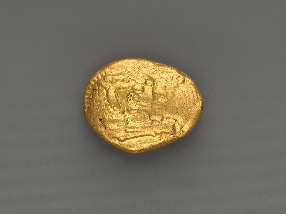 Gold stater, Gold, Lydian 