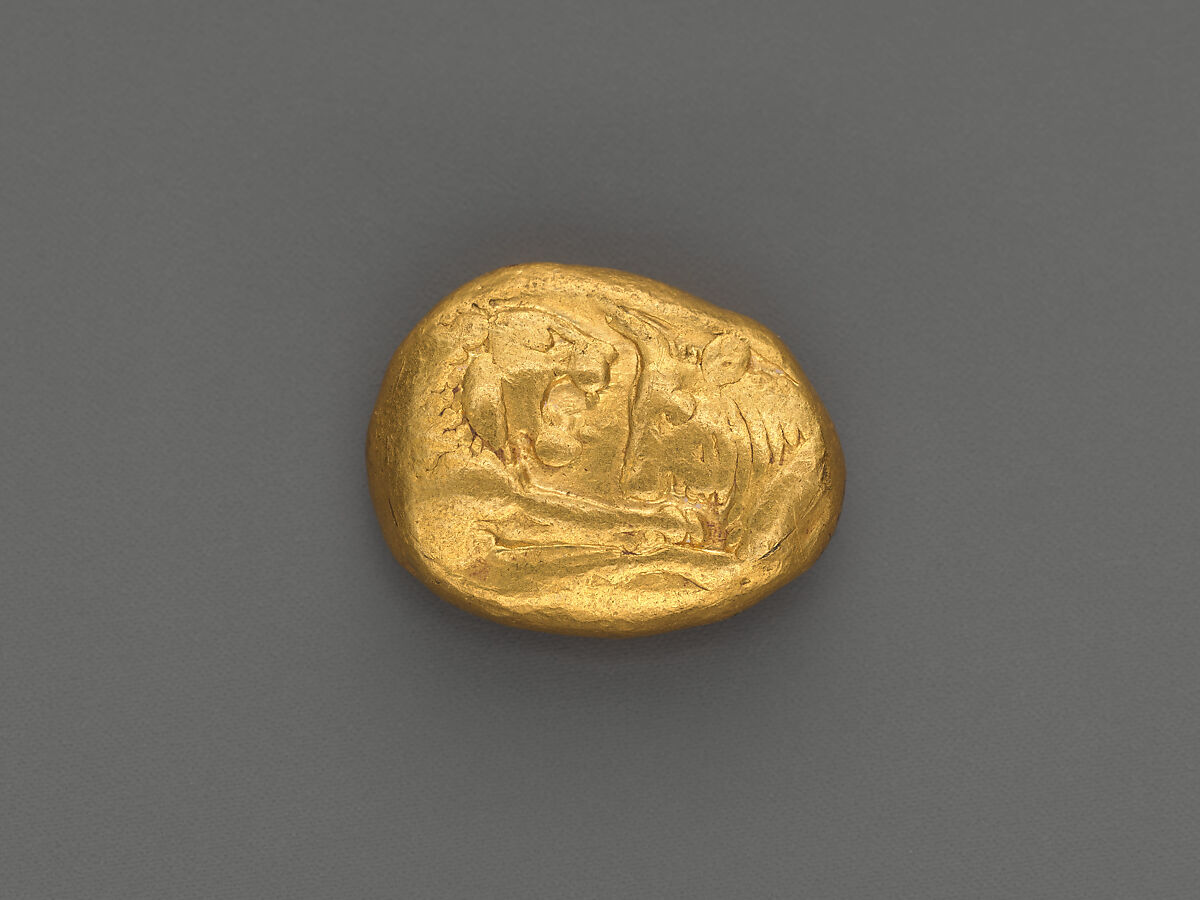 Gold stater, Gold, Lydian 