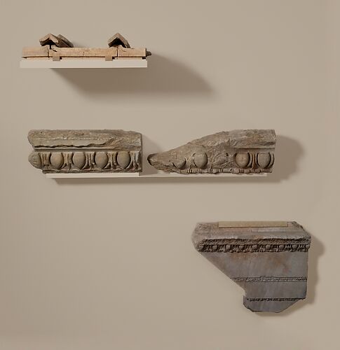 Marble fragment of an anta (pilaster) capital from the Temple of Artemis at Sardis