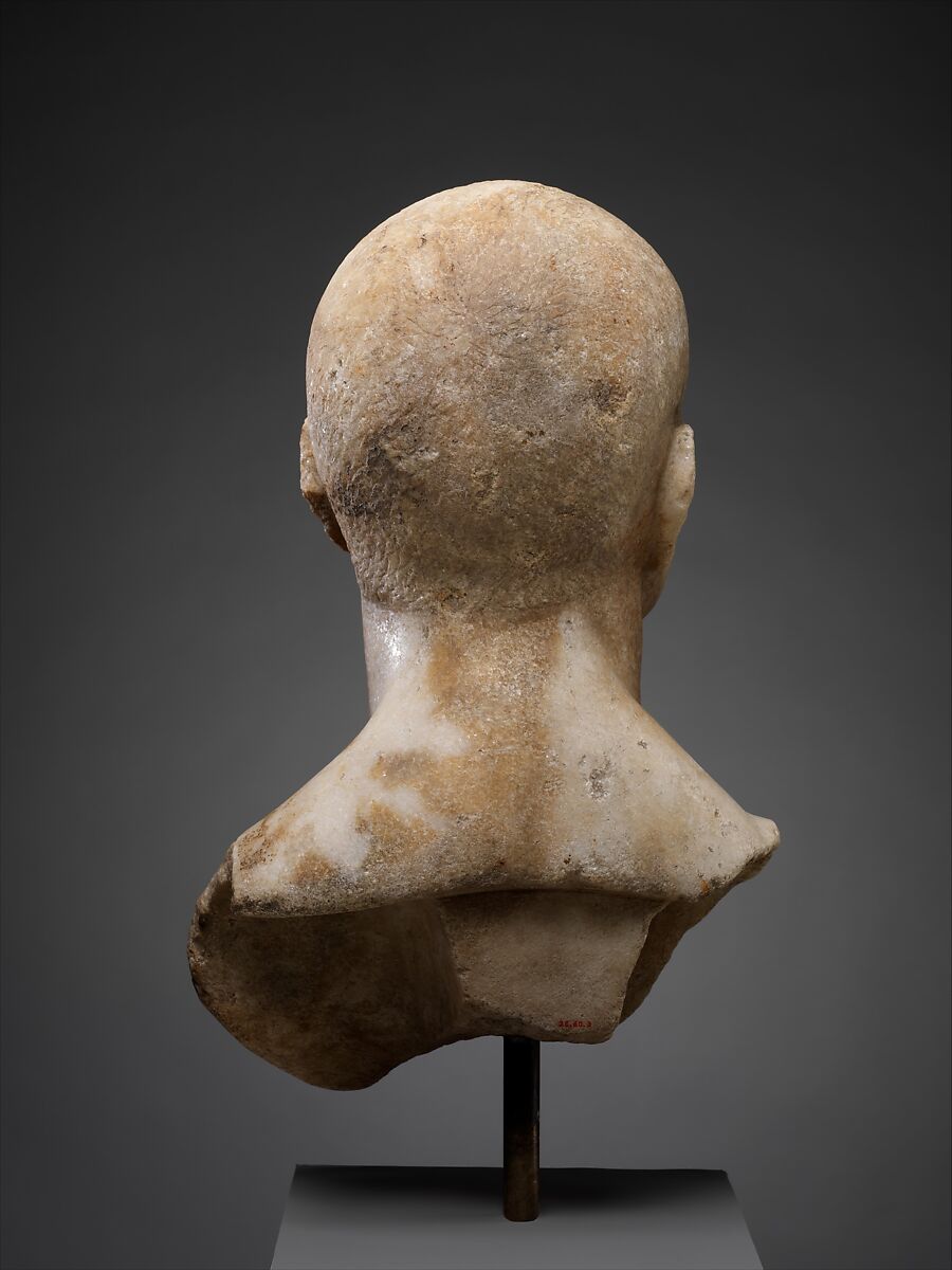 Marble portrait bust of a man, Marble, Roman