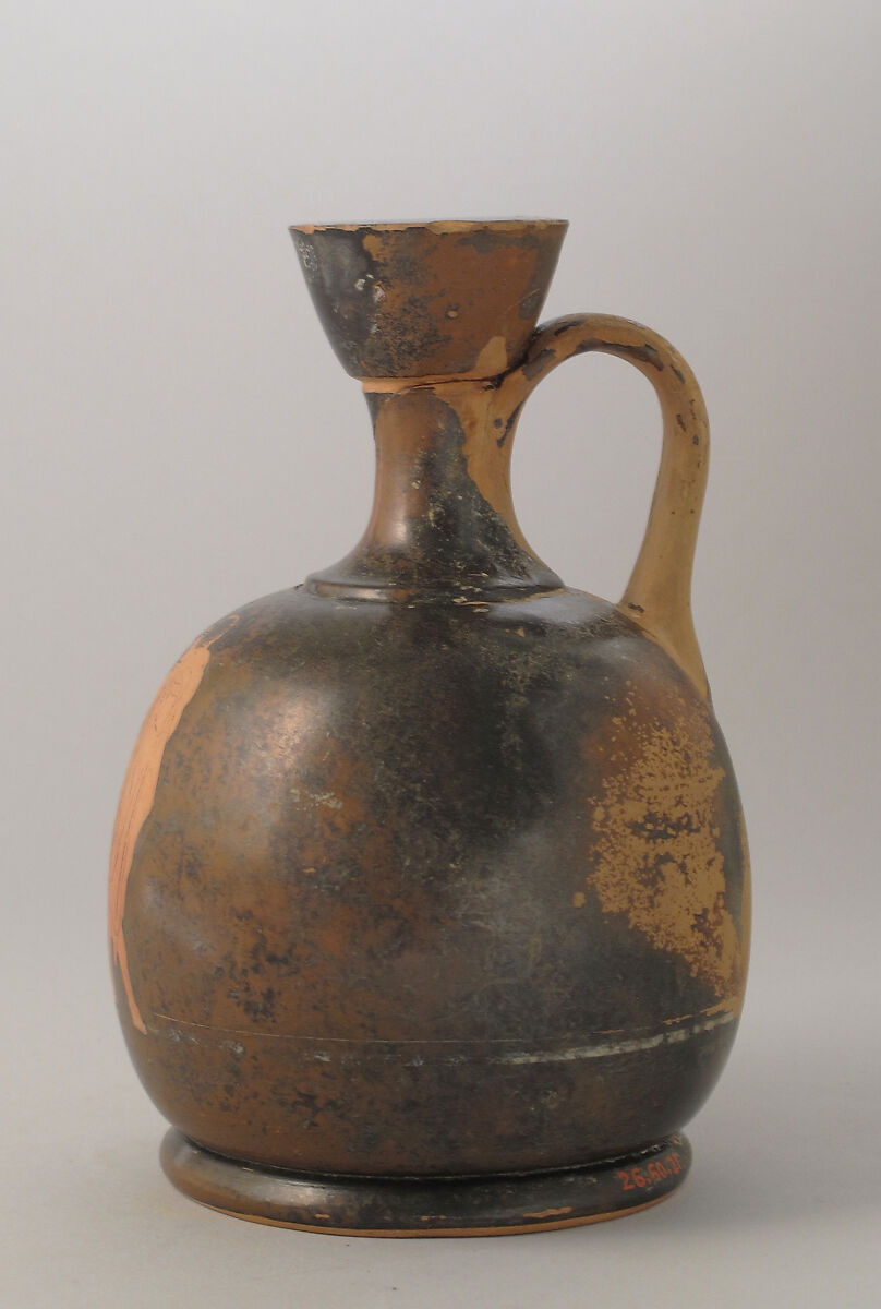 Squat lekythos, Terracotta, Greek, Attic