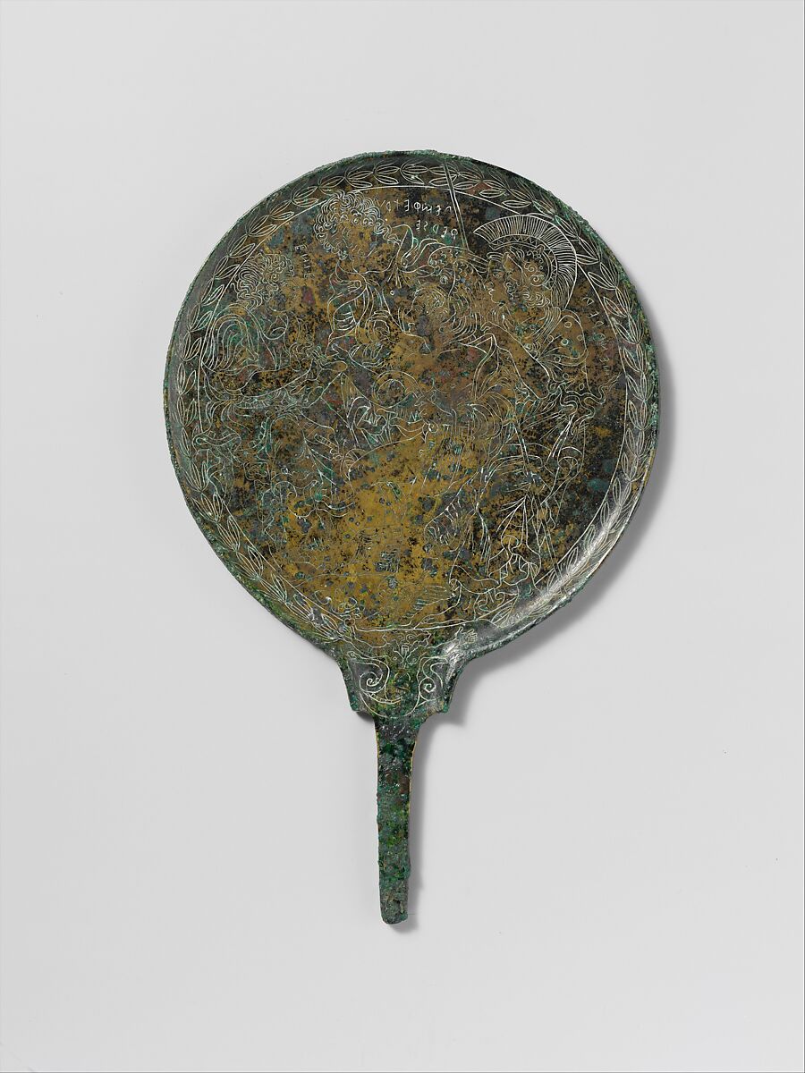 Bronze mirror, Bronze, Praenestine 