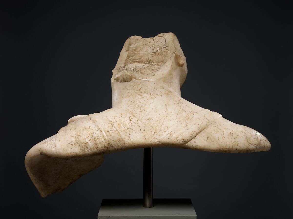 Marble male portrait bust, Marble, Roman